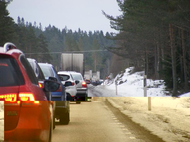 SWEDISH RALLY 2015  JUST PAST TOCKSFORS...TRAFFIC JAM POSSIBLE ACCIDENT.JPG